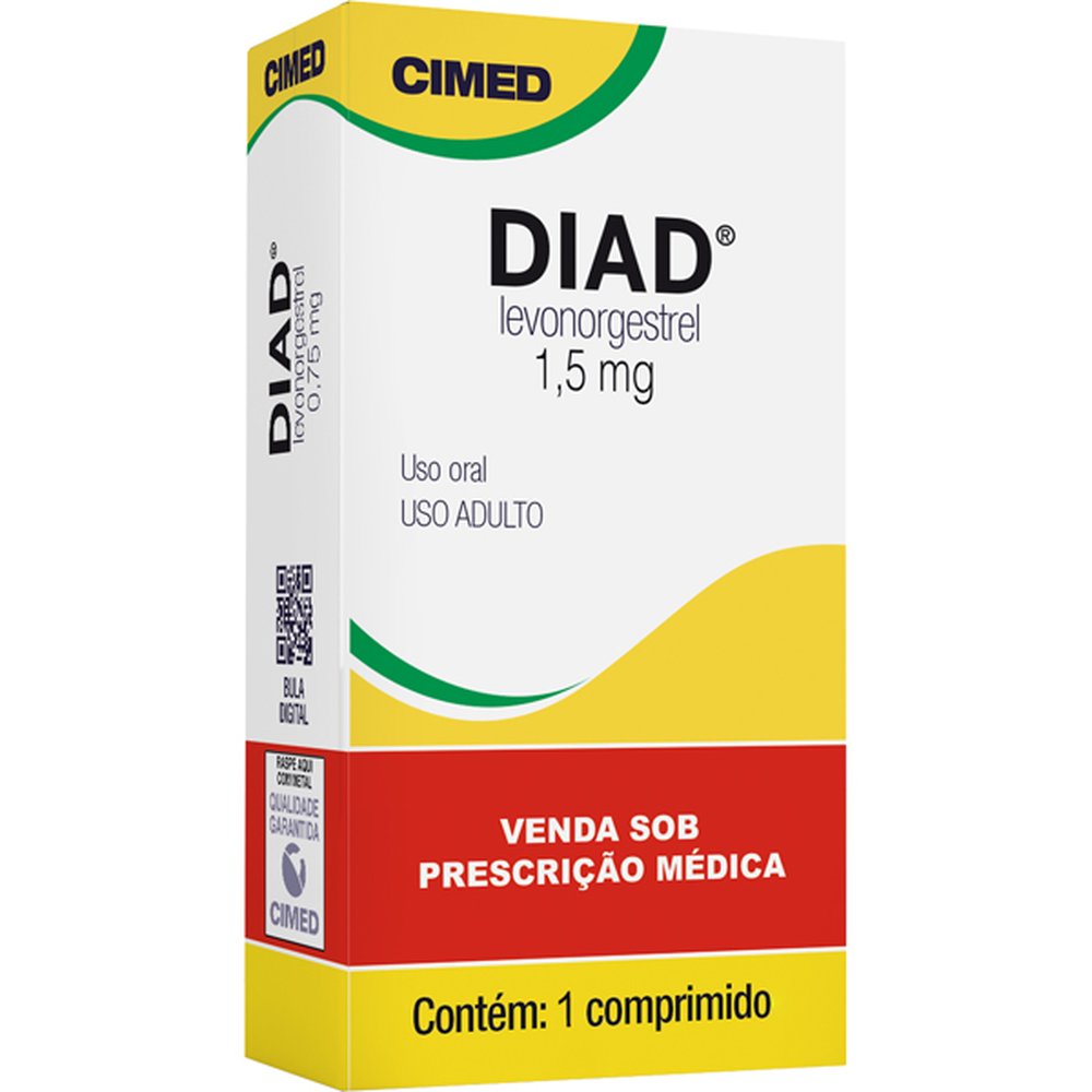 Diad 1,5 Mg Com 1 Comprimido - CIMED | Martins Atacado