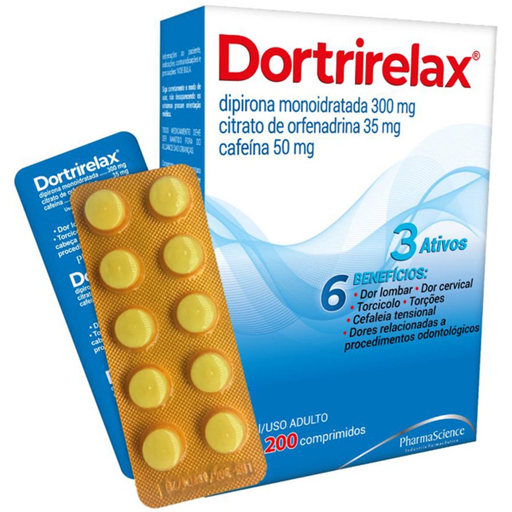 Dortrirelax 10X10 Com 200 Comprimido - PHARMASCIENCE