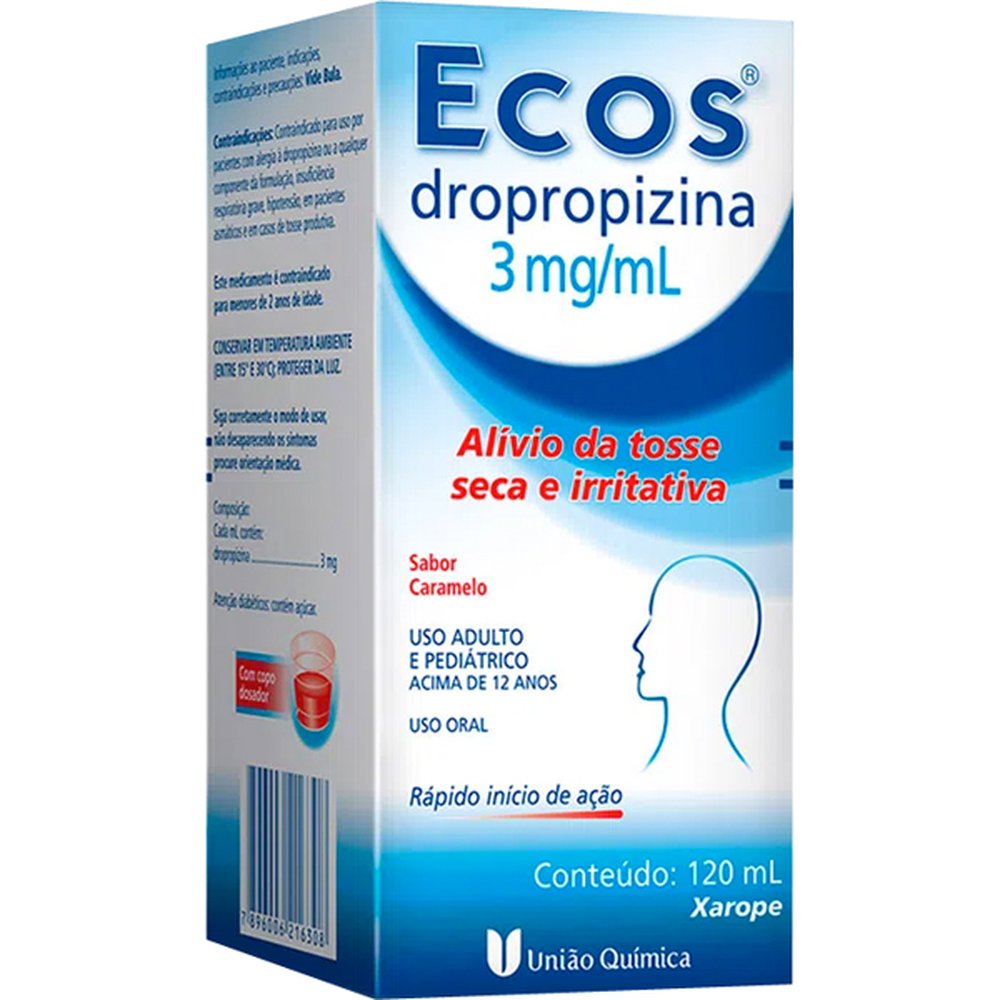 Ecos 3Mg-Ml Xarope Frasco 120Ml - UNIAO QUIMICA