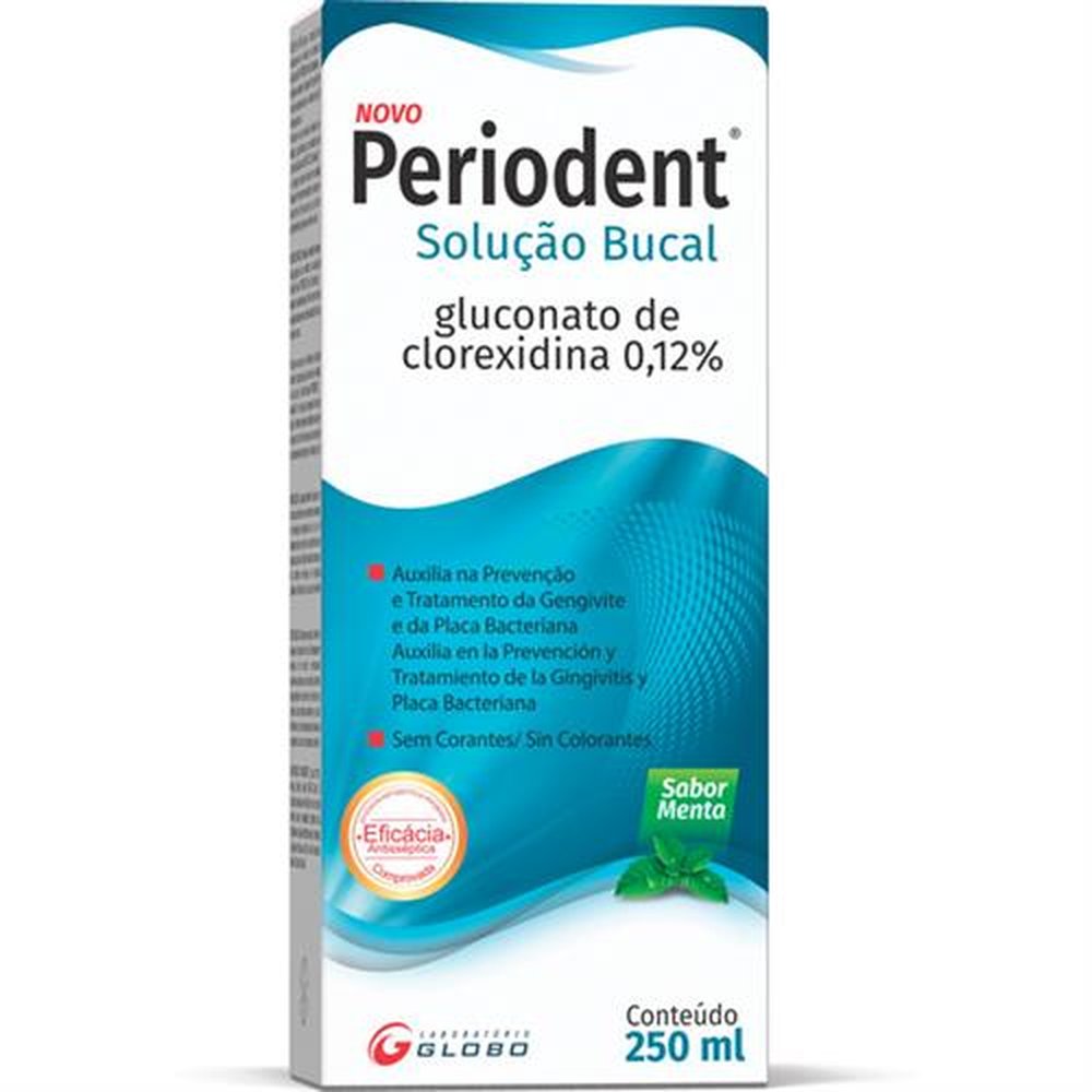 Periodent Antisseptico Bucal 250ml Globo