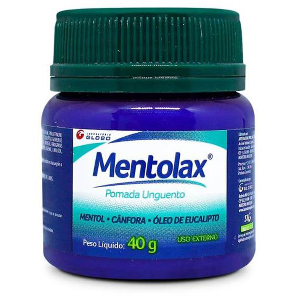 Mentolax Pomada Unguento 40G Com 30 Unidades - GLOBO
