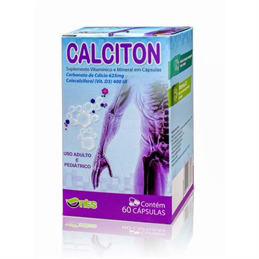 Calciton Adulto E Ped Com 60 Capsula