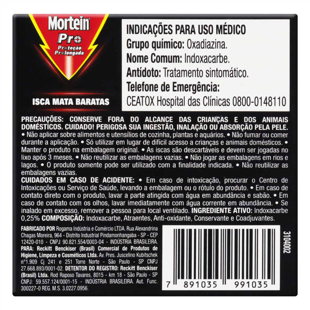 Mortein Isca Pro Mata Baratas C/2 Unidades-Un/1