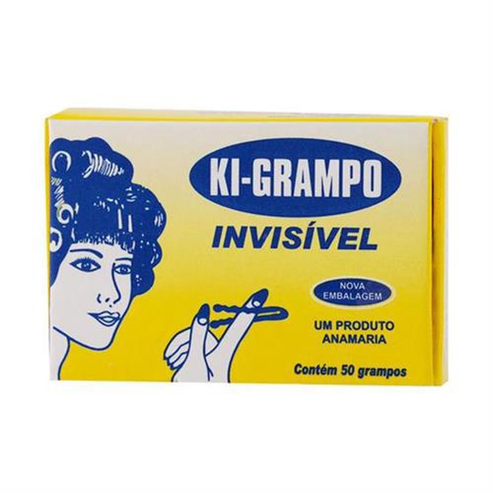 Ki-Grampo Invisivel Com 50 Unidades - GRAMPO ANAMARIA
