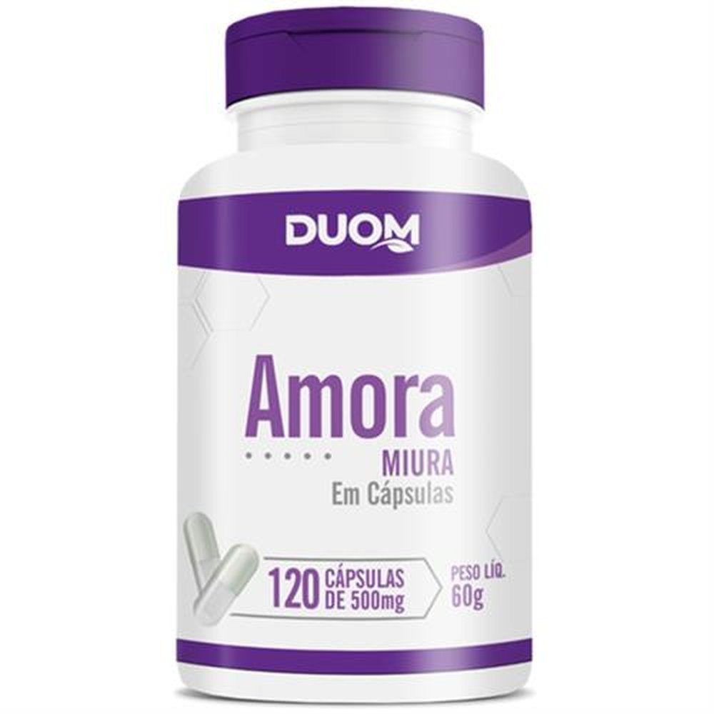 Amora Miura 500Mg Com 120 Capsula - DUOM