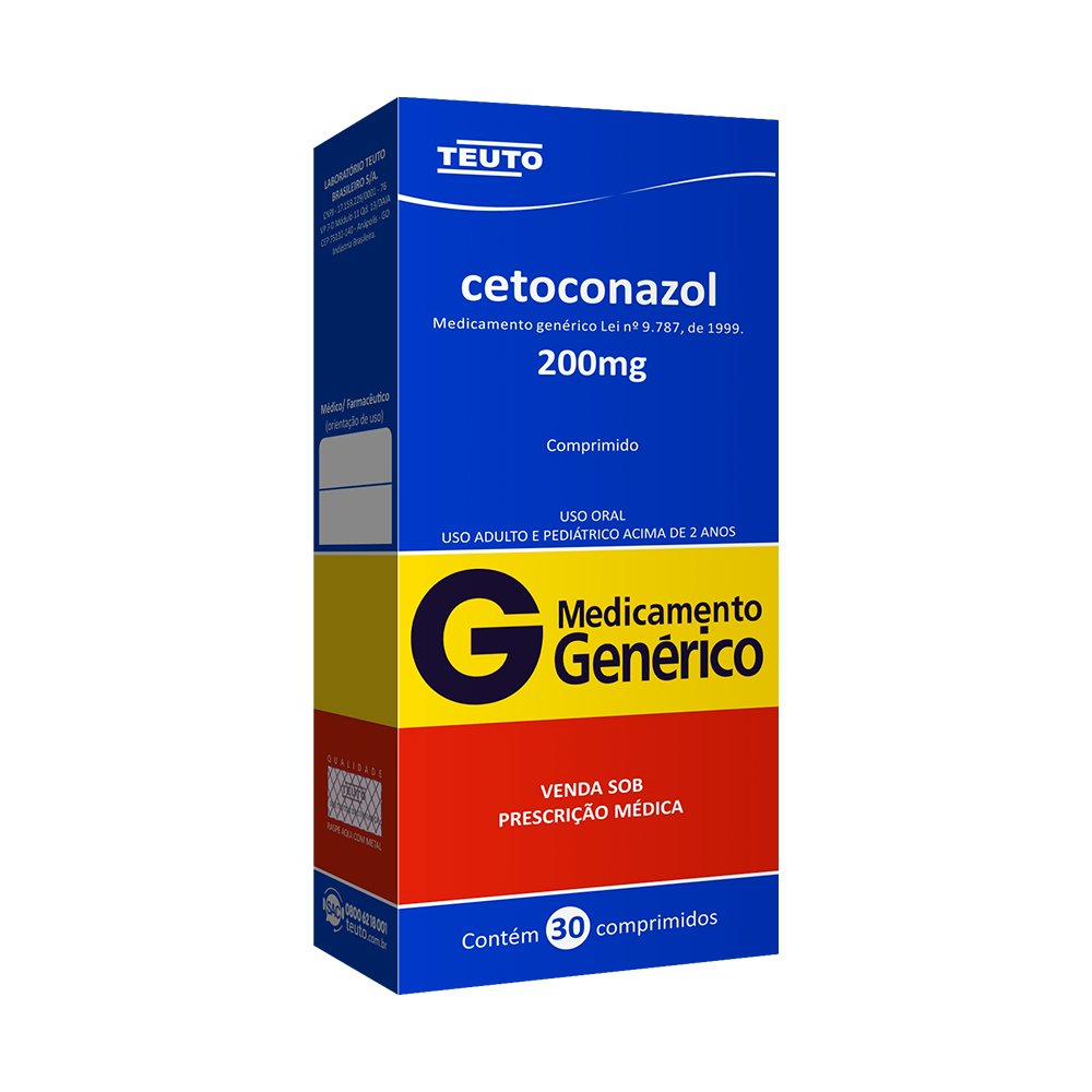 Lozan -Cetoconazol- 200Mg Com 30 Comprimido - TEUTO | Martins Atacado