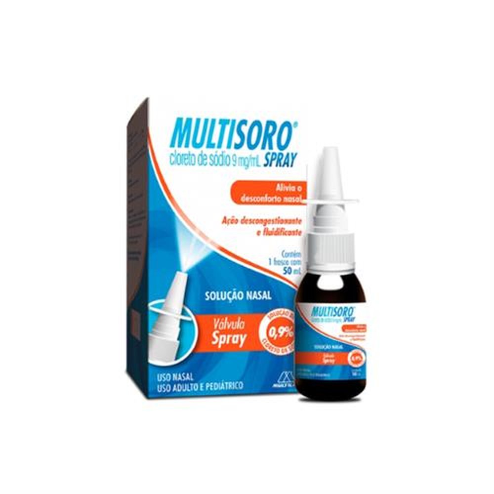Multisoro Solução Nasal Adulto Frasco 30Ml