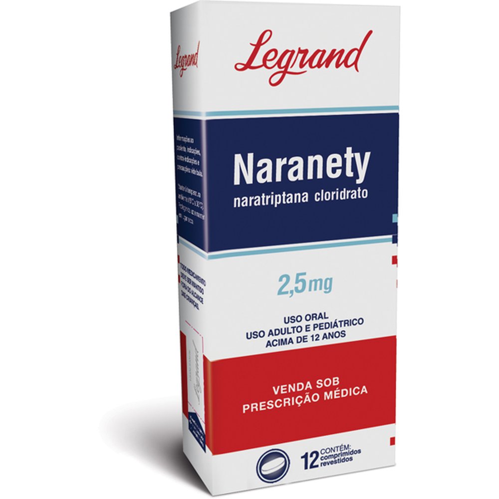 Naranety 2,5Mg 1Bl X 12 Comprimido Revestido - LEGRAND