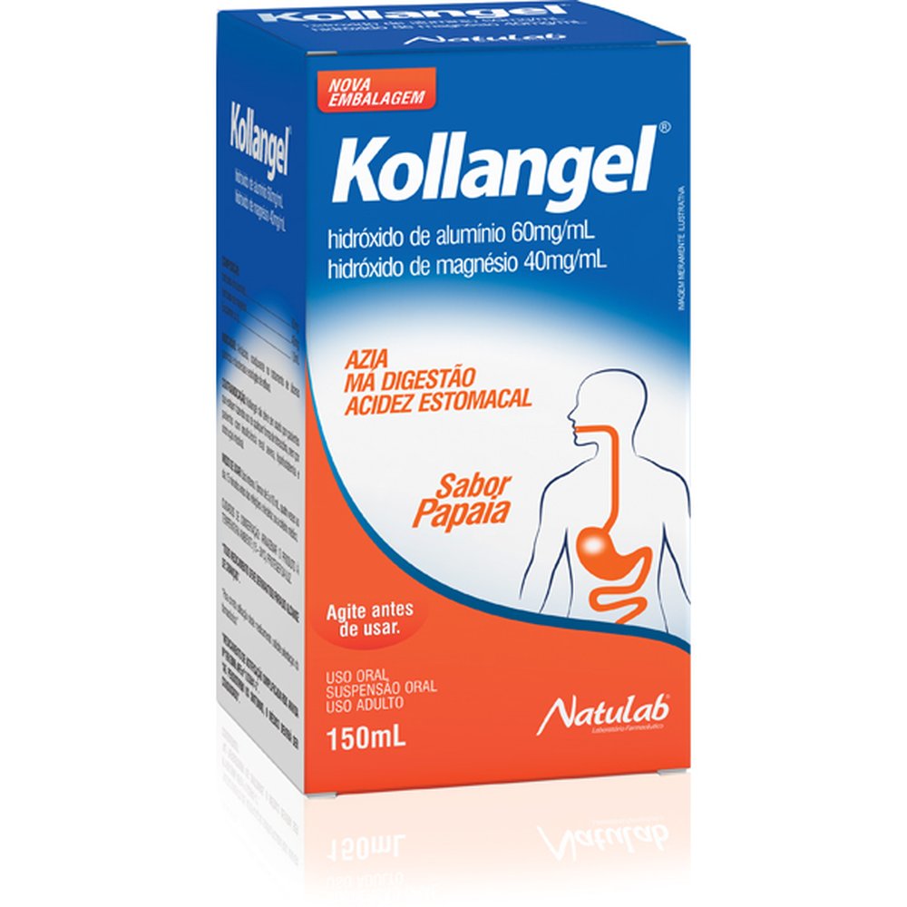 Kollangel Papaia Suspensao Frasco 150Ml - NATULAB