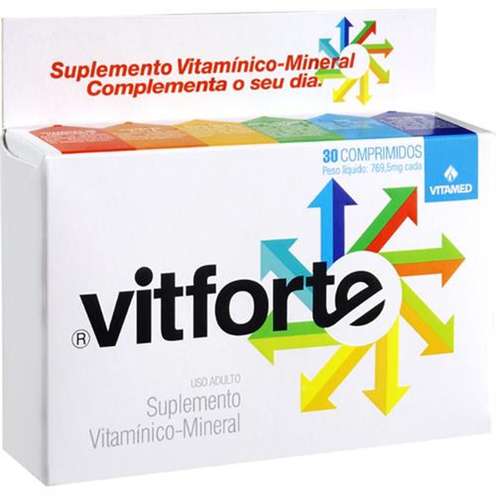 Vitforte Com 30 Comprimido - VITAMED