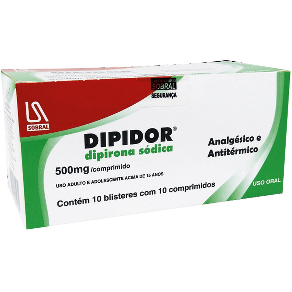 Dipidor 500Mg 25X4 Com 10 Comprimido - SOBRAL