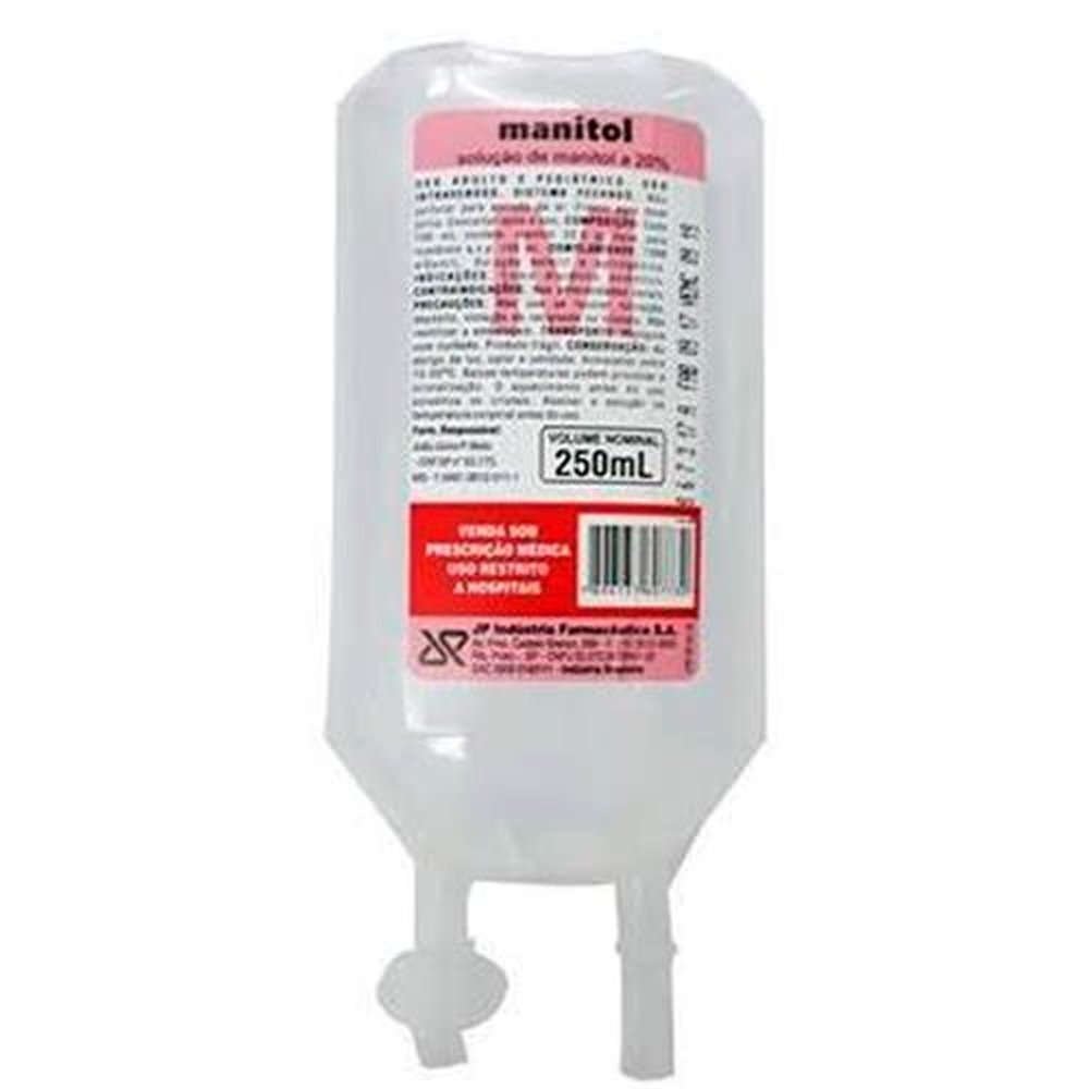 Manitol 20&#37; 250Ml - JP INDUSTRIA