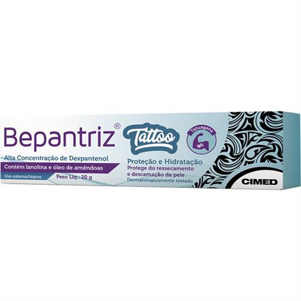 Bepantriz Tattoo Creme Bisnaga 20 Gramas - CIMED