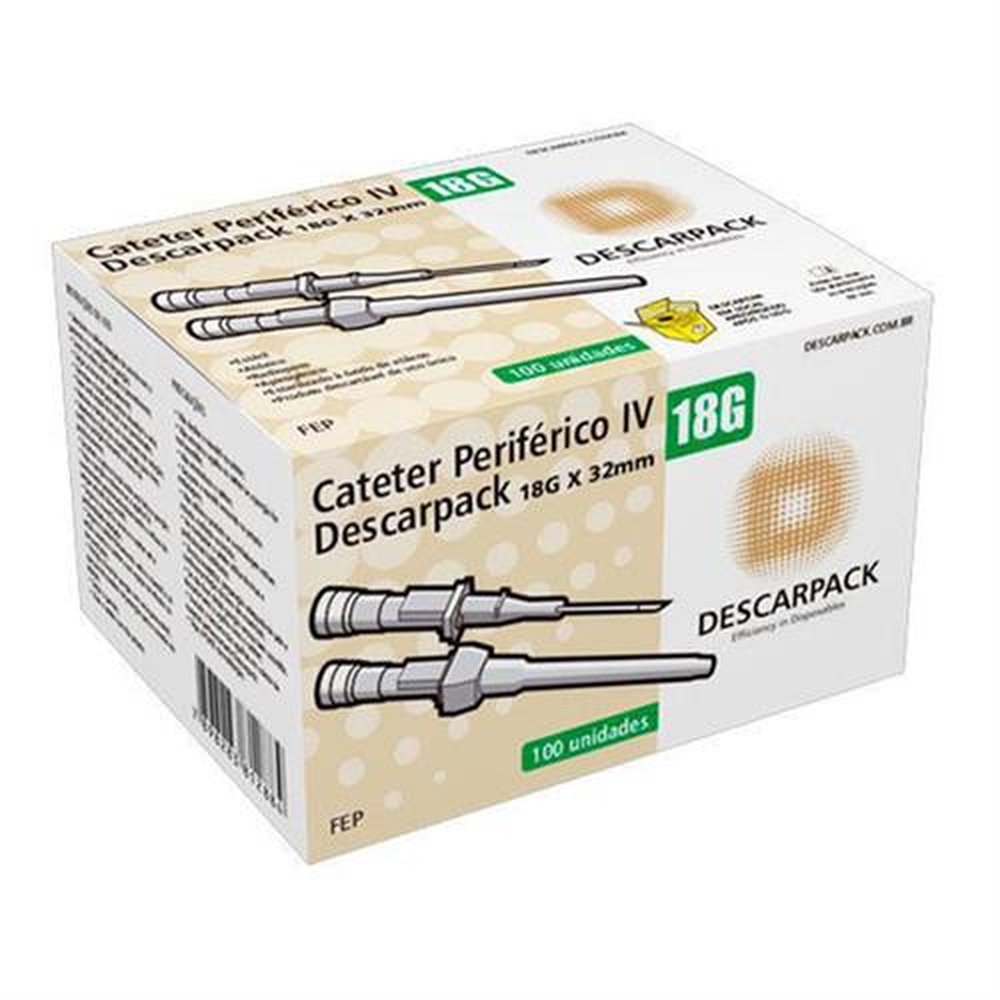 Cateter 18 G - DescartavelARPACK