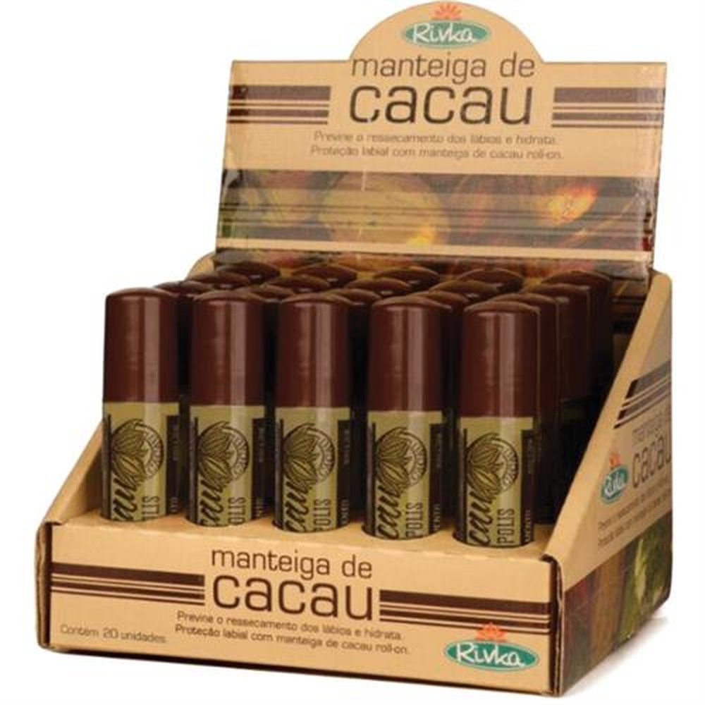 Manteiga De Cacau Roll-On Com 20 Unidades - RIVKA