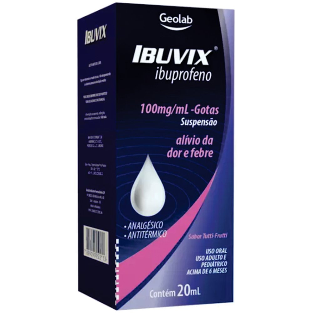 Ibuvix 100Mg-Ml Gotas Frasco 20Ml - GEOLAB