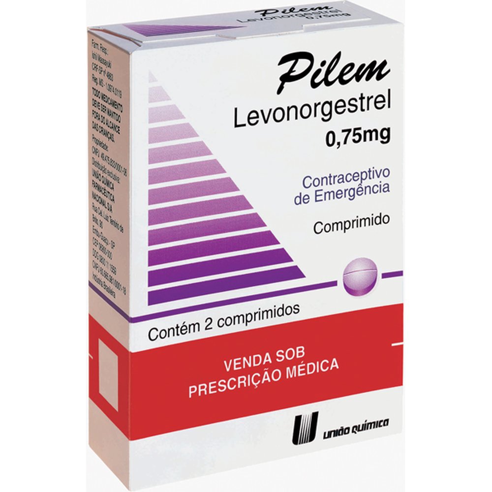 Pilem 0,75Mg Caixa 2 Comprimido - UNIAO QUIMICA