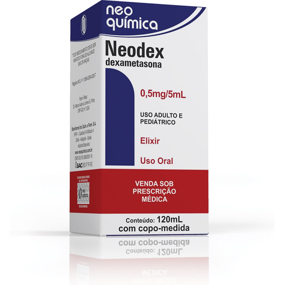 Neodex 0,5Mg-5Ml Elixir Frasco 120Ml - NEO QUIMICA | Martins Atacado