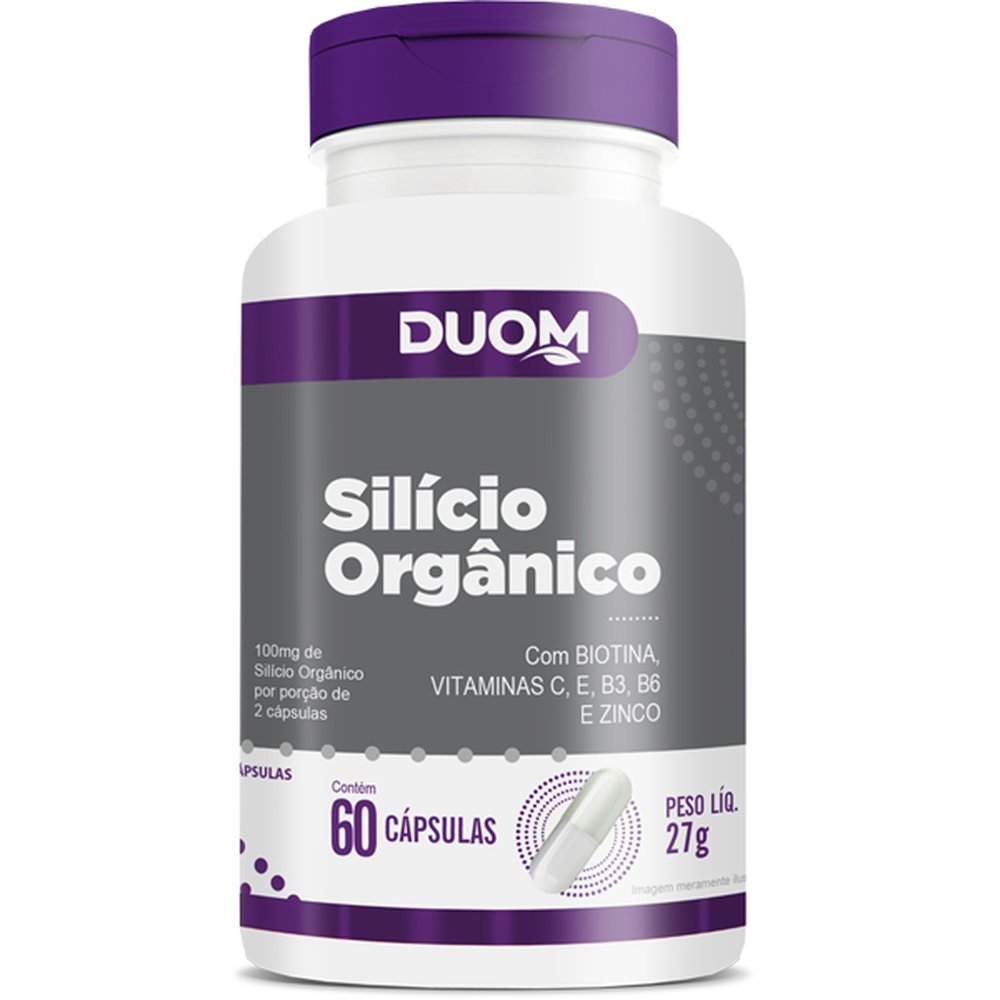 Silicio Organico Com 60 Capsula - DUOM