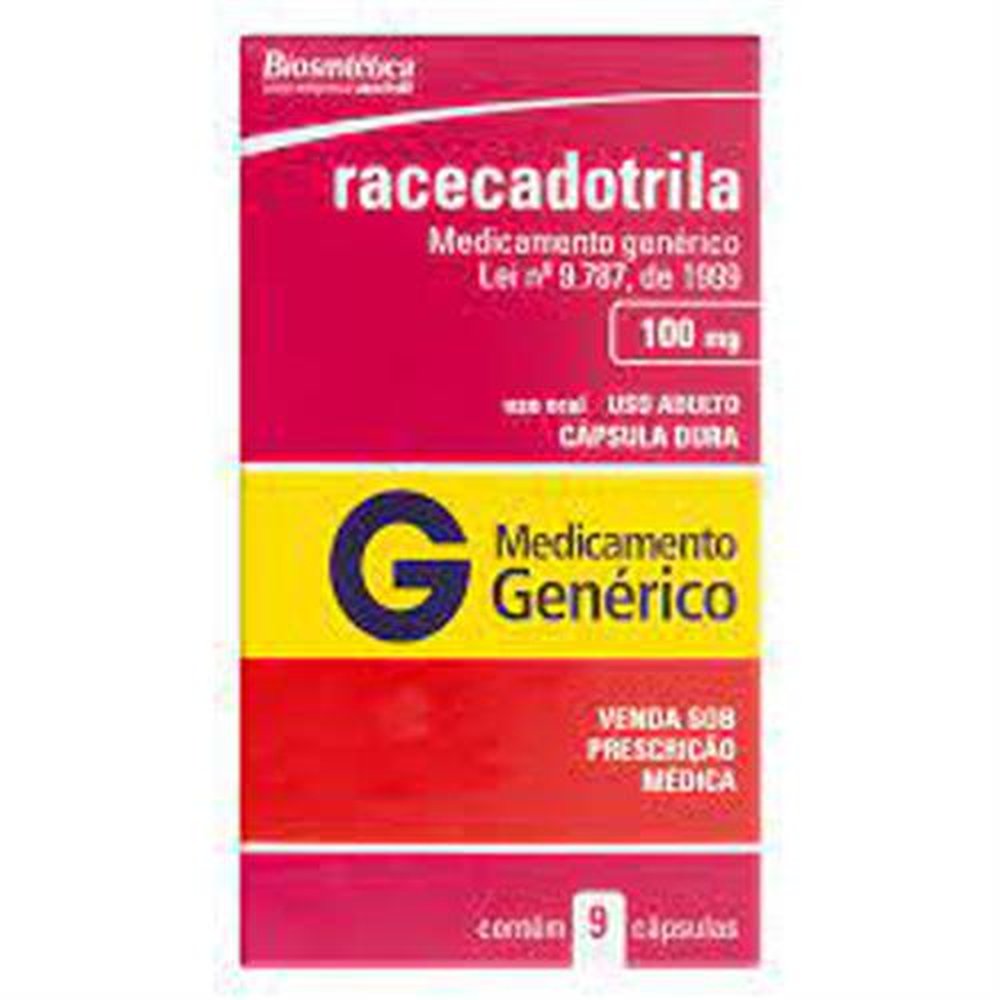 Racecadotrila 100Mg Caixa 9 Capsula Dura