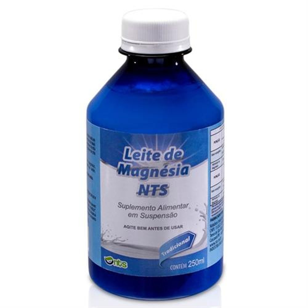 Leite De Magnesio Sabor Tradicional 250Ml - NTS