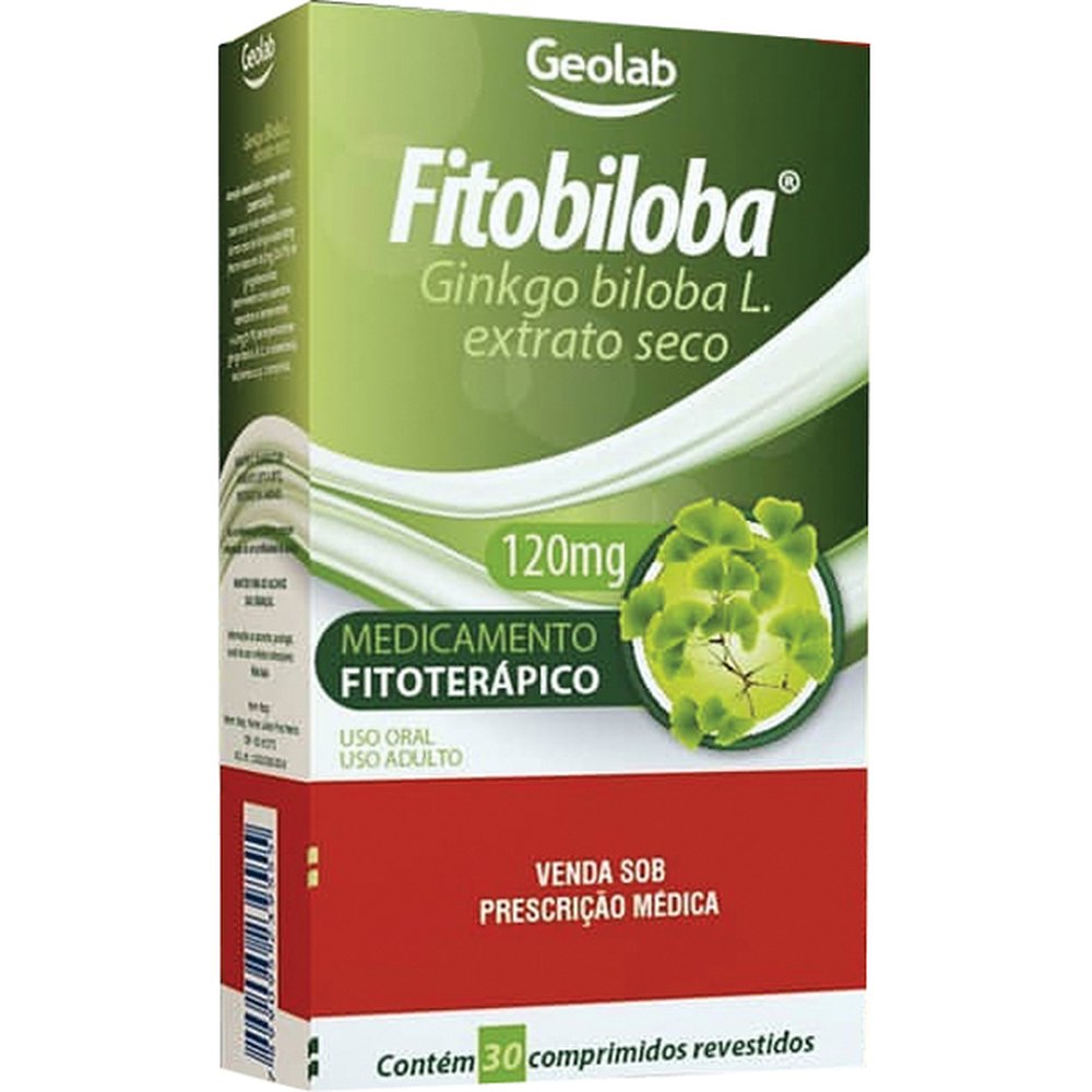 Fitobiloba 120Mg Com 30 Comprimido - GEOLAB