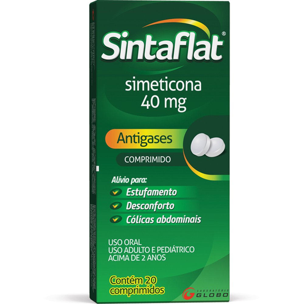 Sintaflat 40Mg Caixa 20 Comprimido - GLOBO