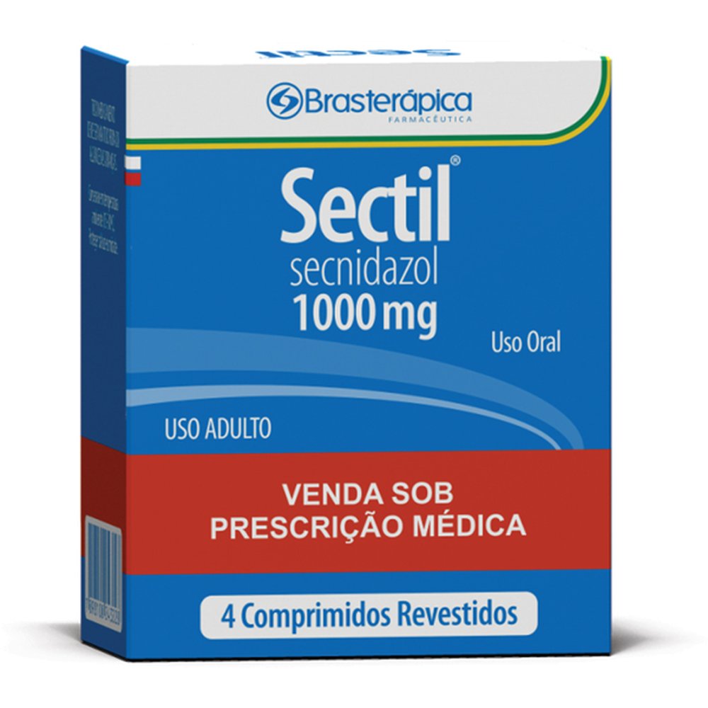 Sectil 1000Mg Com 4 Comprimido Revestido - BRASTERAPICA
