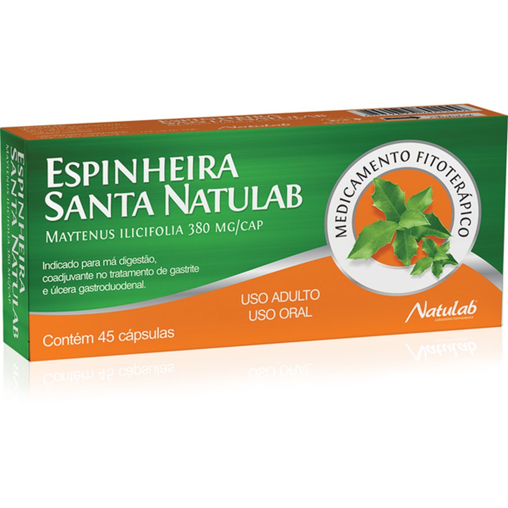 Espinheira Santa 380Mg Com 45 Capsula - NATULAB | Martins Atacado