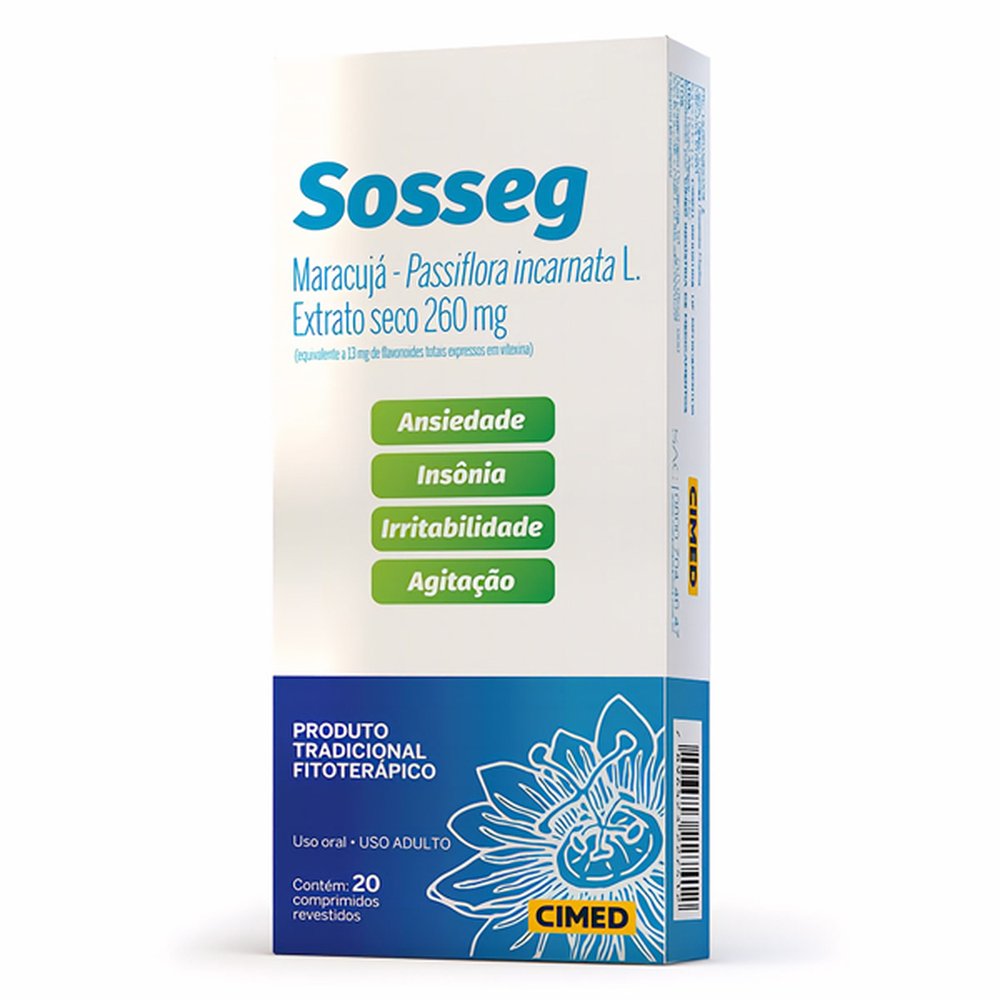 Sosseg 260Mg Com 20 Comprimido Revestido - CIMED