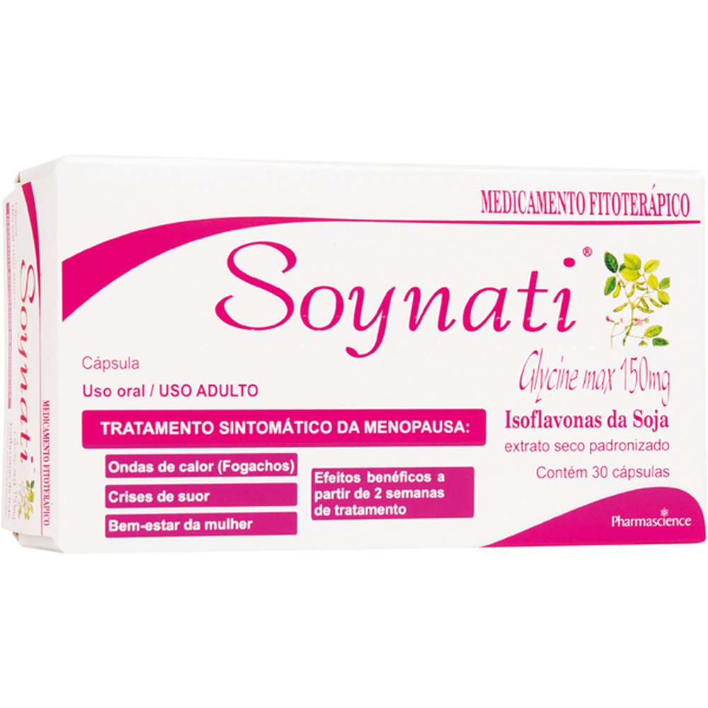 Soynati 150Mg Caixa 30 Capsula - PHARMASCIENCE