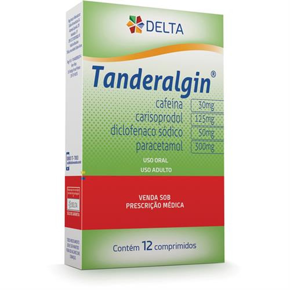 Tanderalgin Com 12 Comprimido - DELitroA