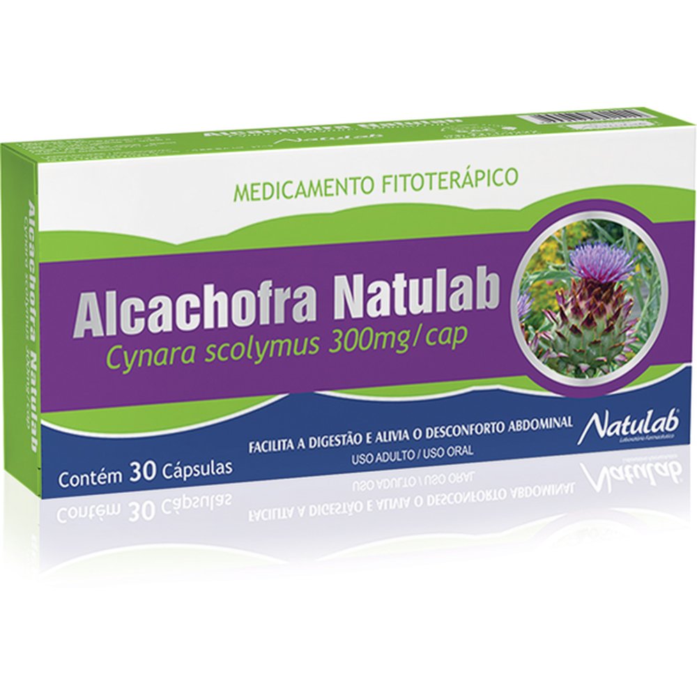Alcachofra 300Mg Com 30 Capsula - NATULAB