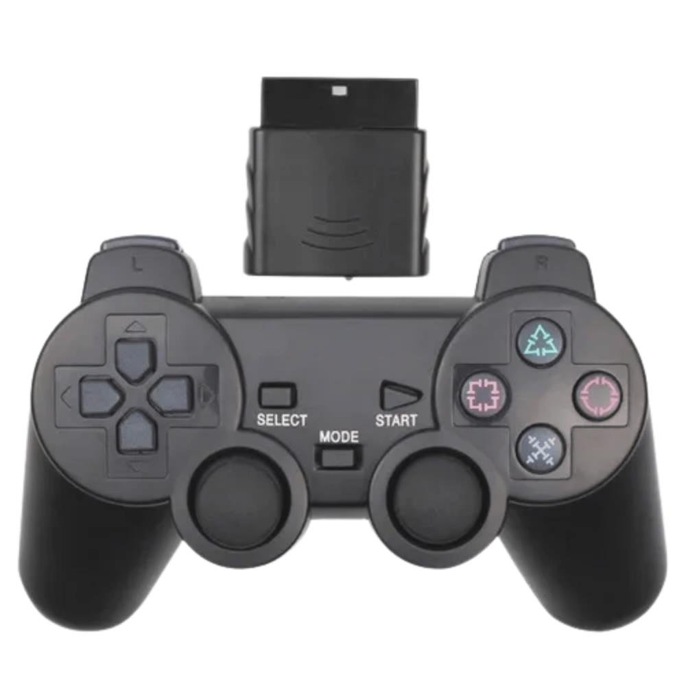 Controle Ps2 Sem Fio Joystick Play Manete Playstation 2