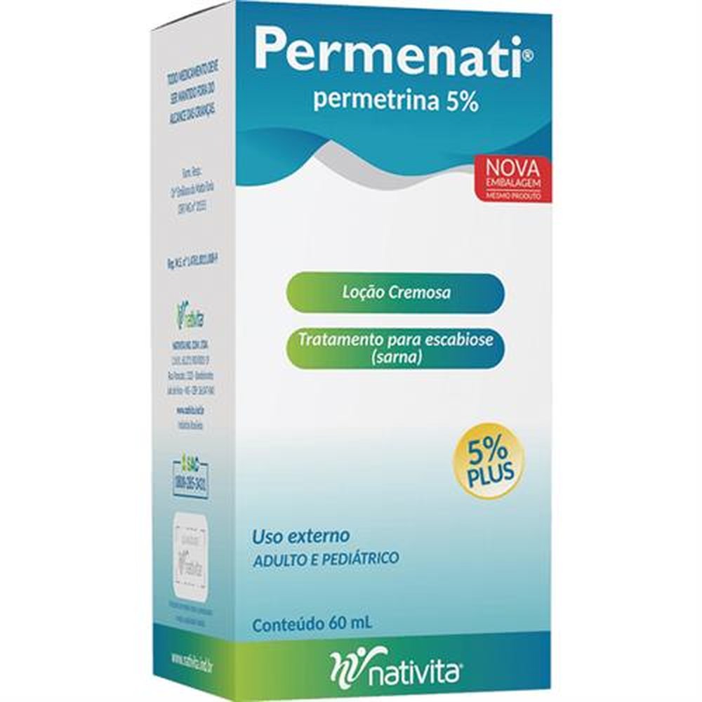 Permenati 50Mg-Ml Frasco 60Ml Locao 5&#37; - NATIVITA