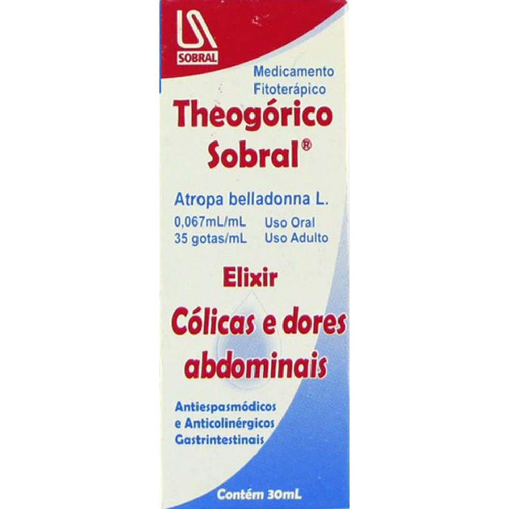 Elixir Theogorico Sobral Frasco 30Ml - SOBRAL