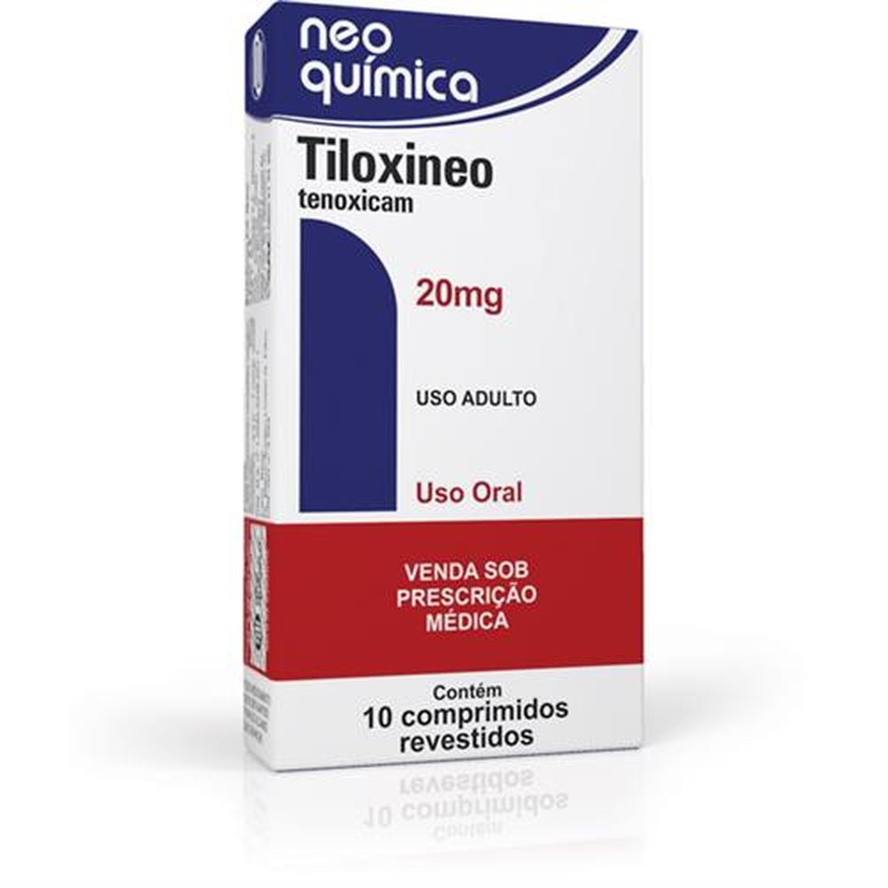 Tiloxineo 20Mg Caixa 10 Comprimido Revestido - NEO QUIMICA