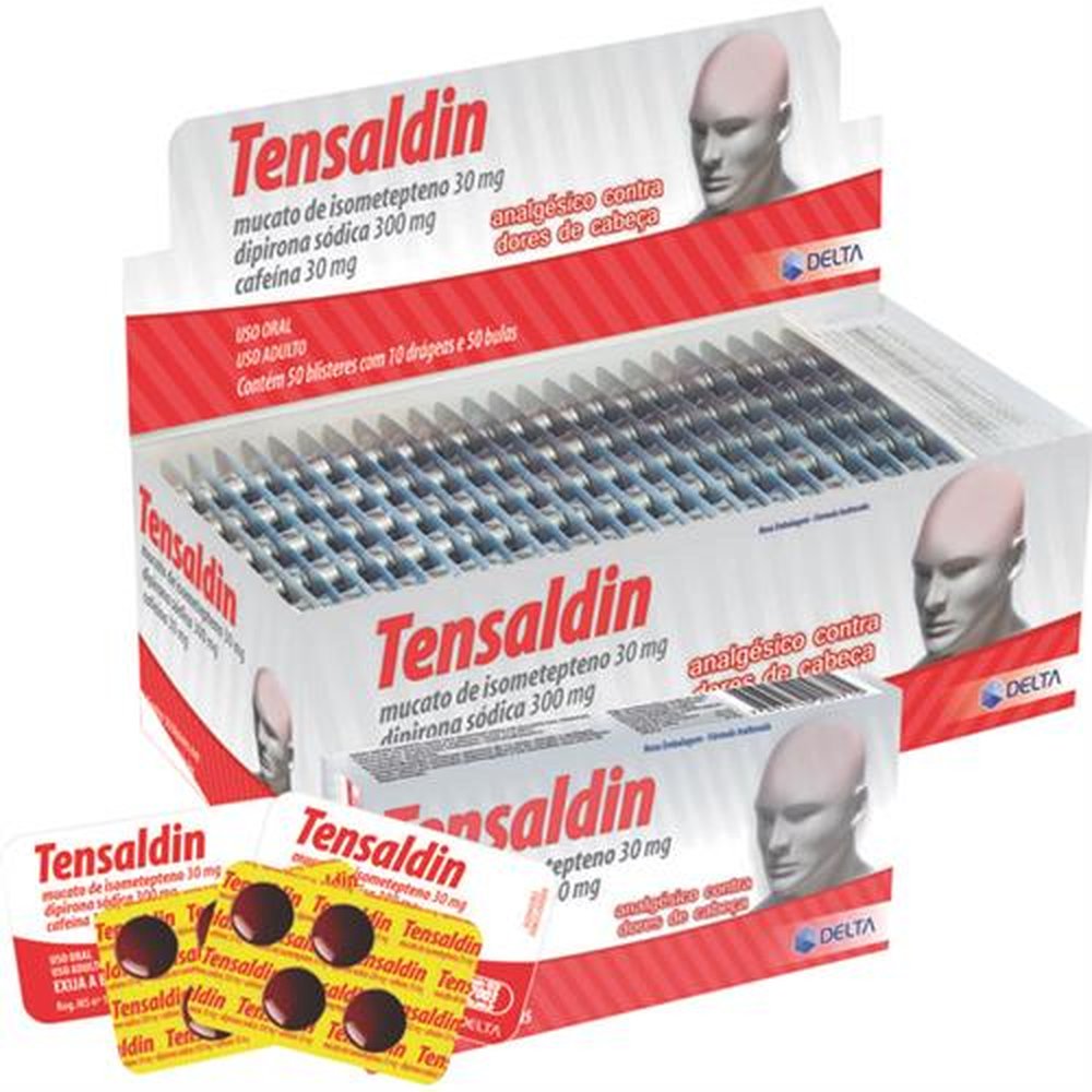 Tensaldin 30-300-30Mg Caixa 50X4 200 Drageas - DELitroA