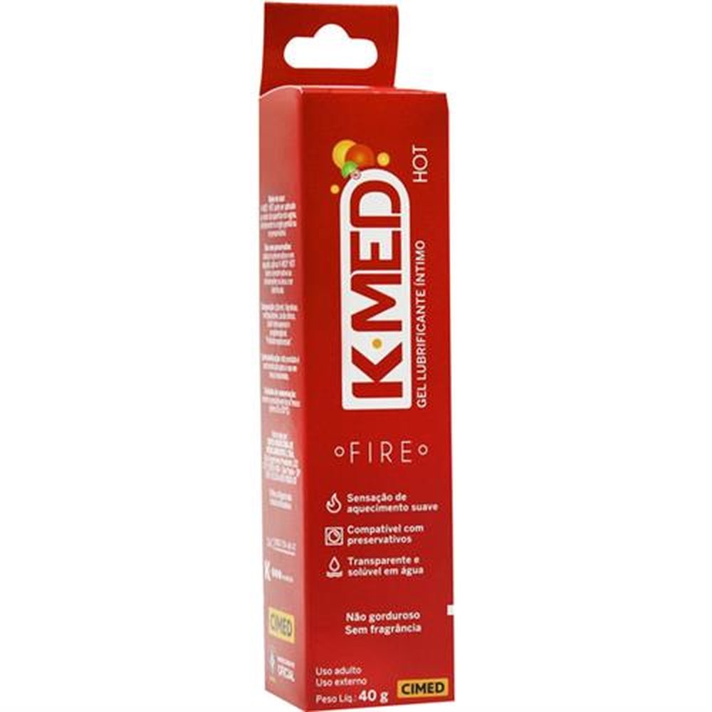 K-Med Hot Gel Frasco 40G - CIMED