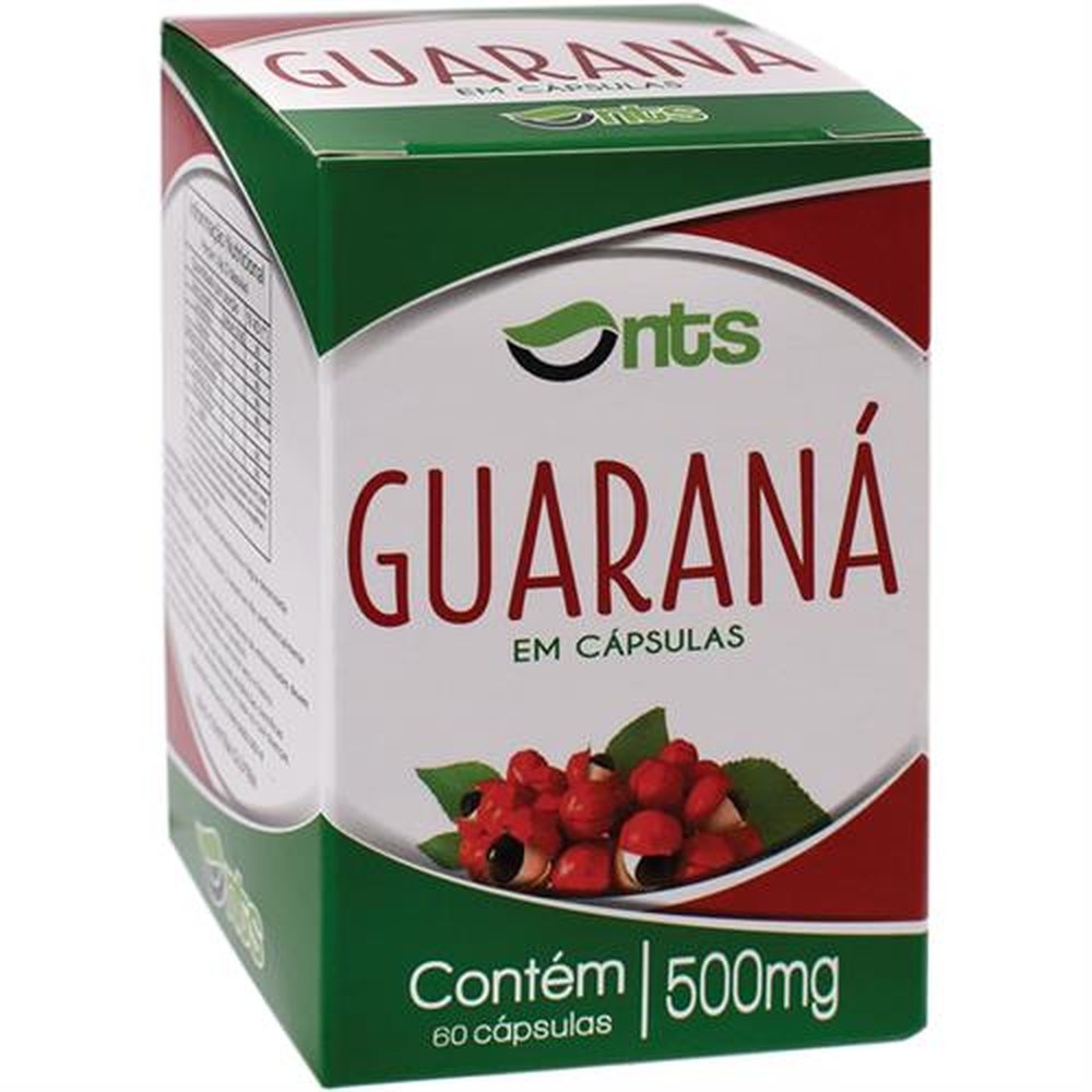 Guarana 500Mg Com 60 Capsula - NTS