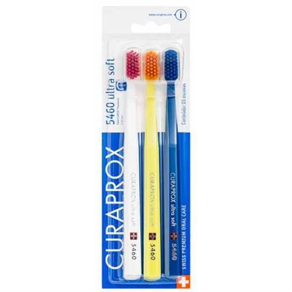 Escova Curaprox Ultra Soft 5460 Com 3 Unidades - CURAPROX