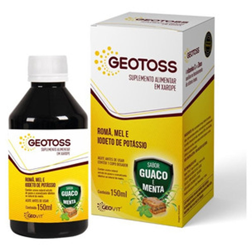 Geotoss Sabor Guaco E Menta Xarope 150Ml - A2F