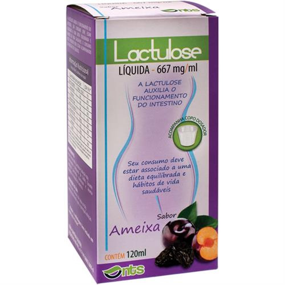 Lactulose Sabor Ameixa 120Ml - NTS