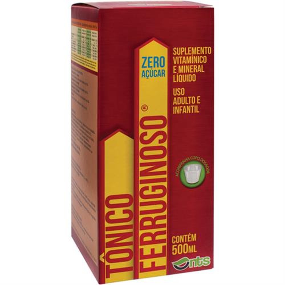 Tonico Ferruginoso Zero Acucar 500Ml - NTS