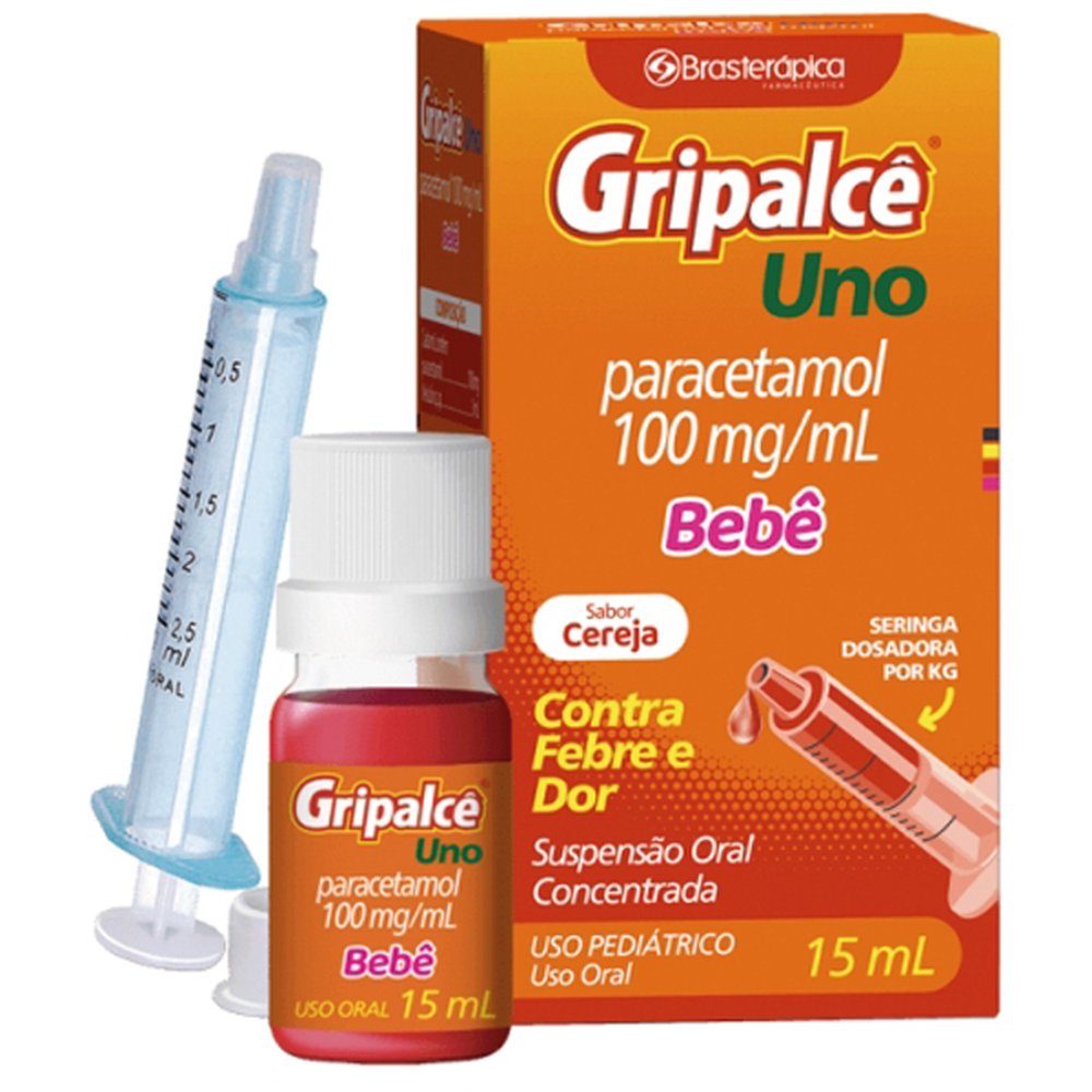 Gripalce Uno Bebe 100Mg-Ml 15Ml - BRASTERAPICA