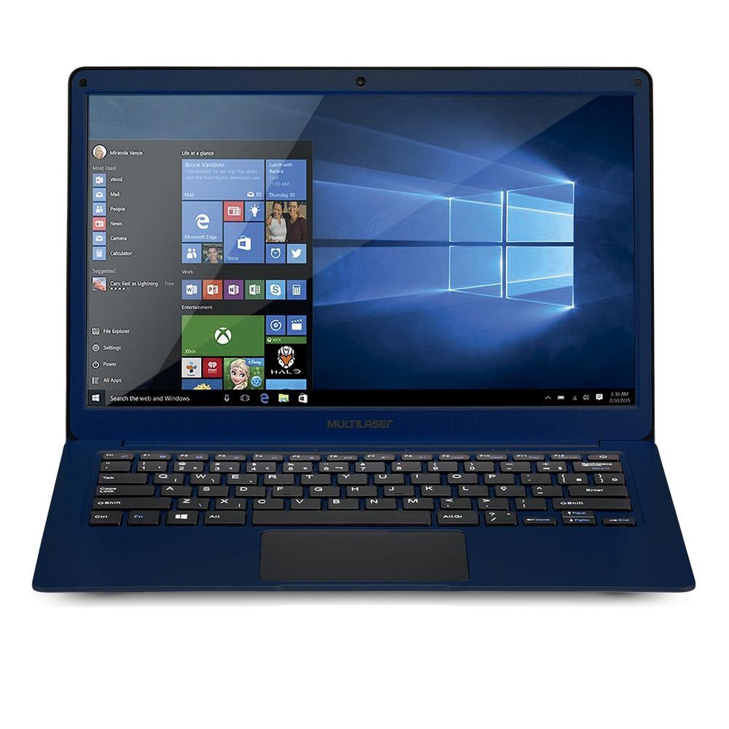 Notebook 13.3 POL. 4GB/32GB/CELERON/WINDOWS - AZUL - PC207