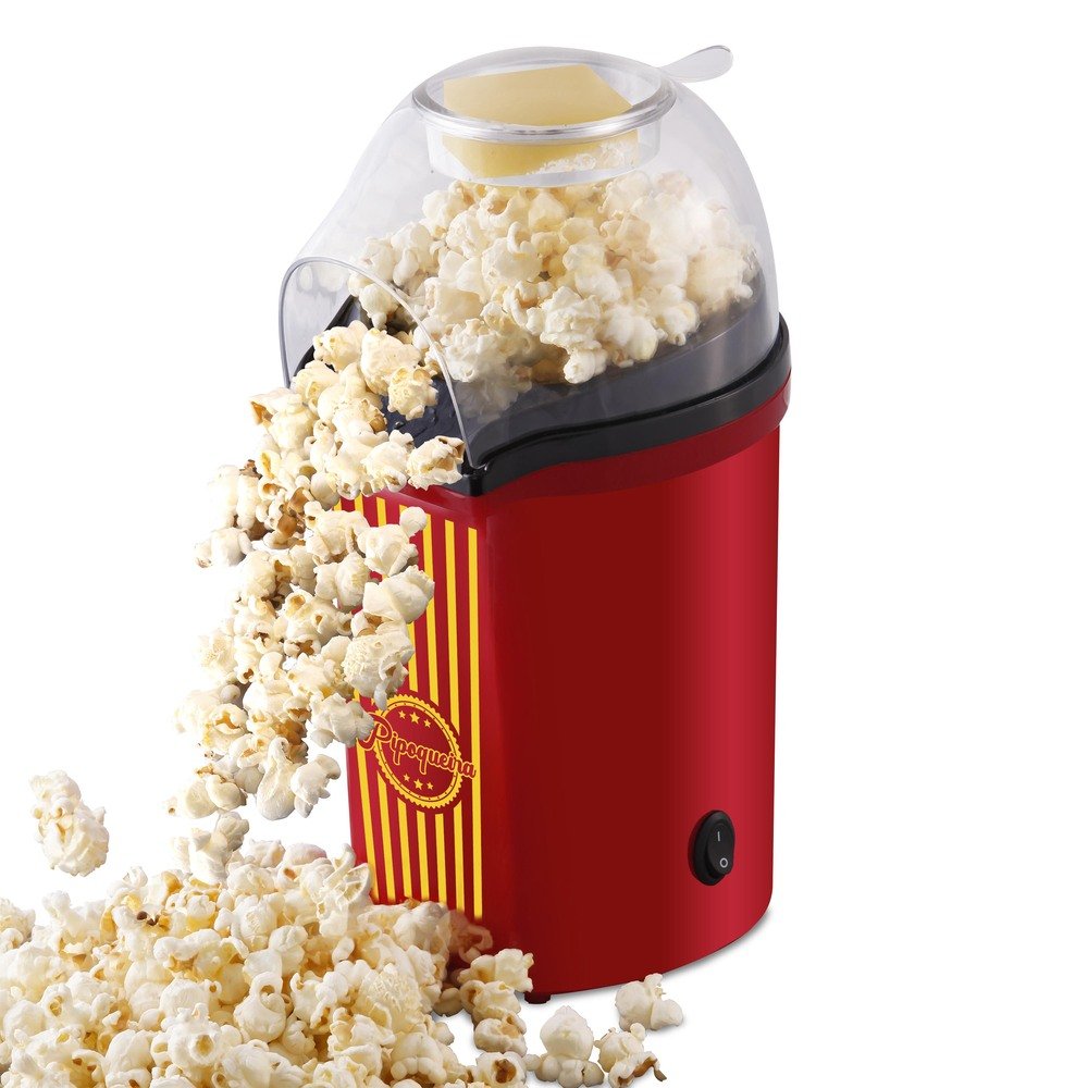 Pipoqueira Elétrica Sem Óleo 127V com 1200W Vermelha Multilaser - CE116