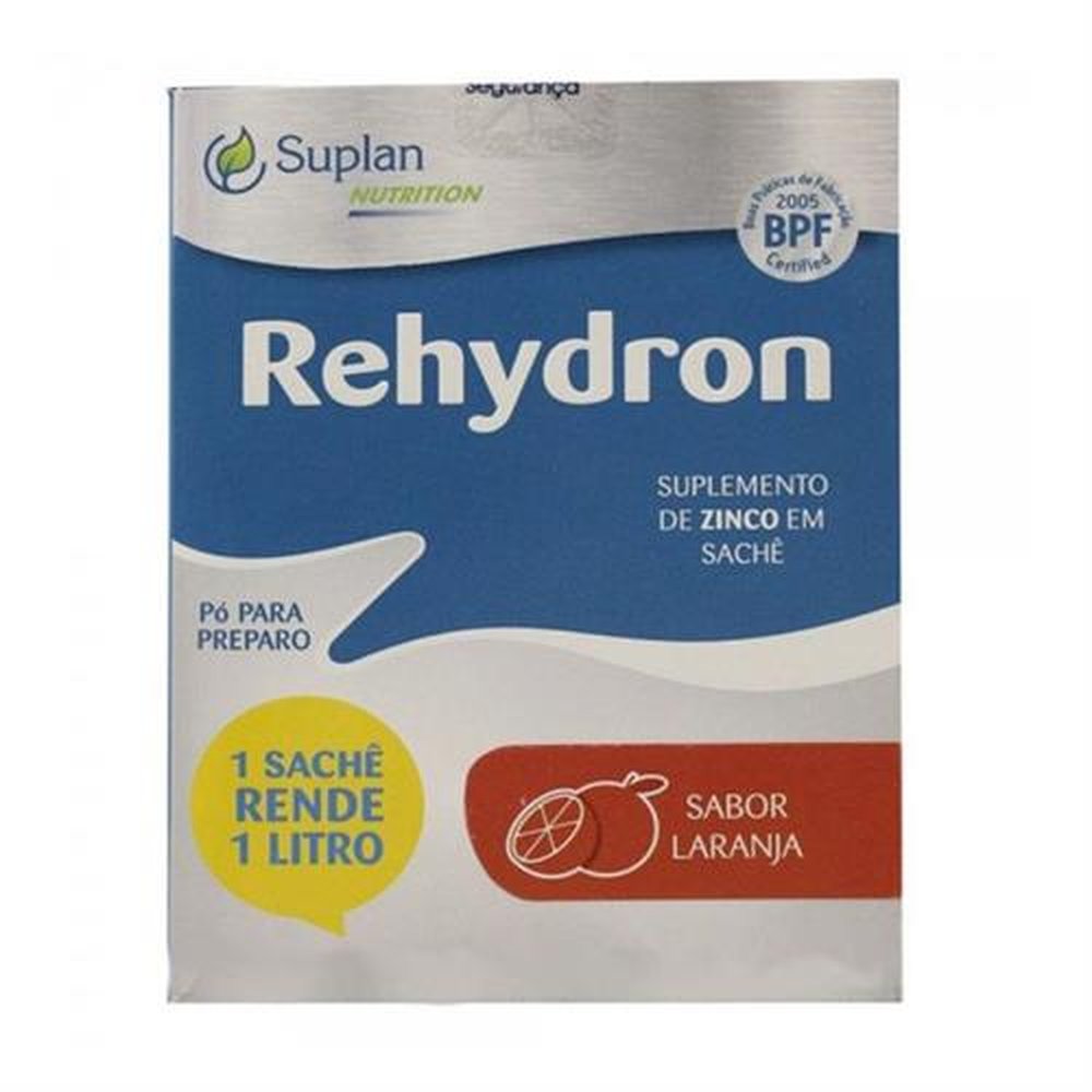 Rehydron Sabor Laranja 29G Com 4 Saches - SUPLAN