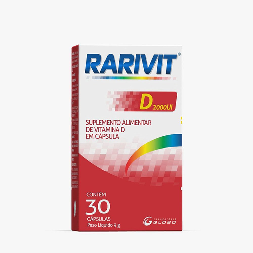 Rarivit D 2000Ui Com 30 Com Revestido - GLOBO