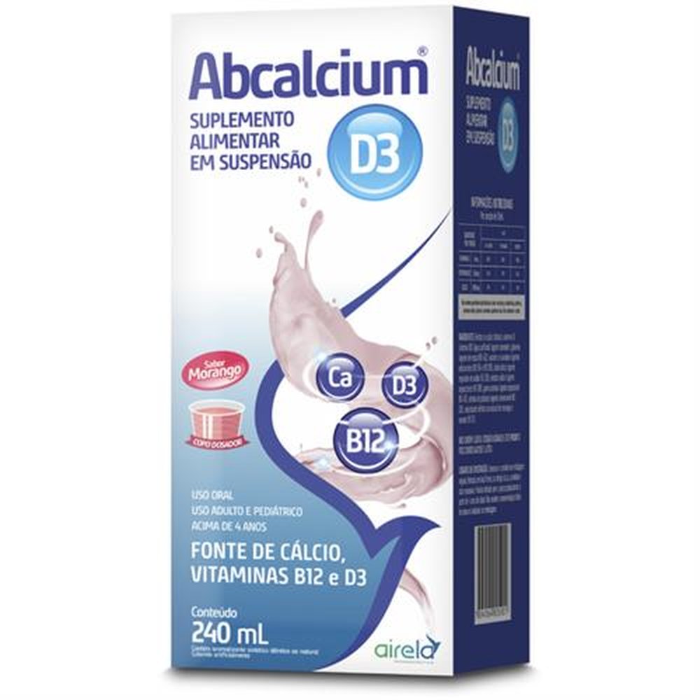 Abcalcium D3 Suspensao Oral 240Ml - AIRELA